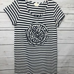 Kate Spade striped dress with flower, Size S
